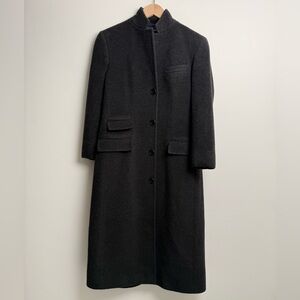 Vintage Ralph Lauren Women’s 100% Cashmere Coat Made in USA Charcoal Gray Size 8